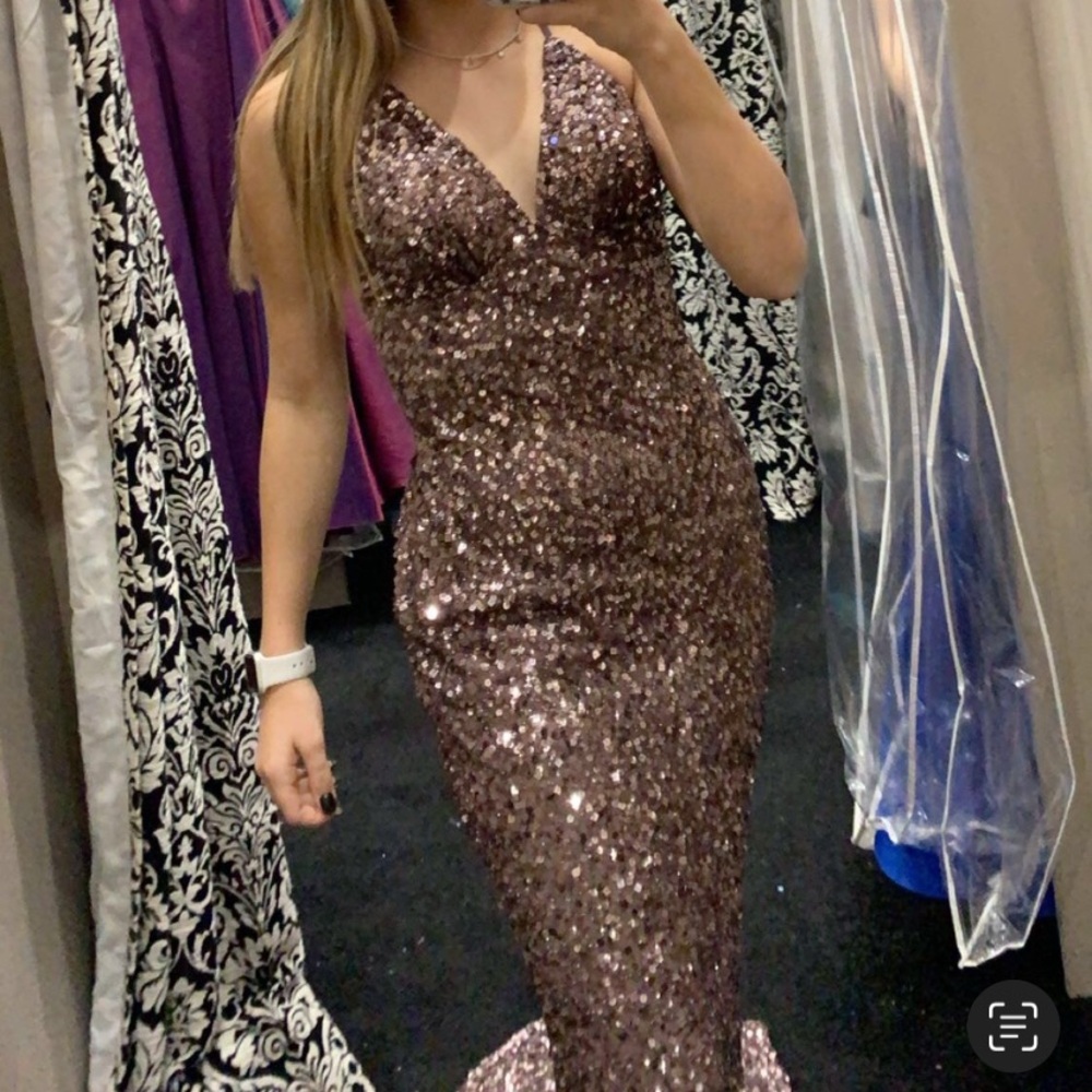 Sequined Gown By Love Always & Forever Brand. Euc!